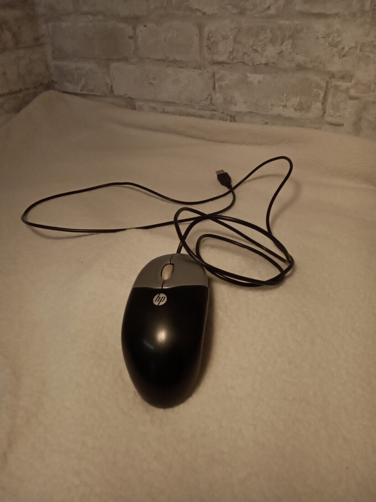 Vintage Corded mouse hp 295986-011 Optical Mouse USIP works great