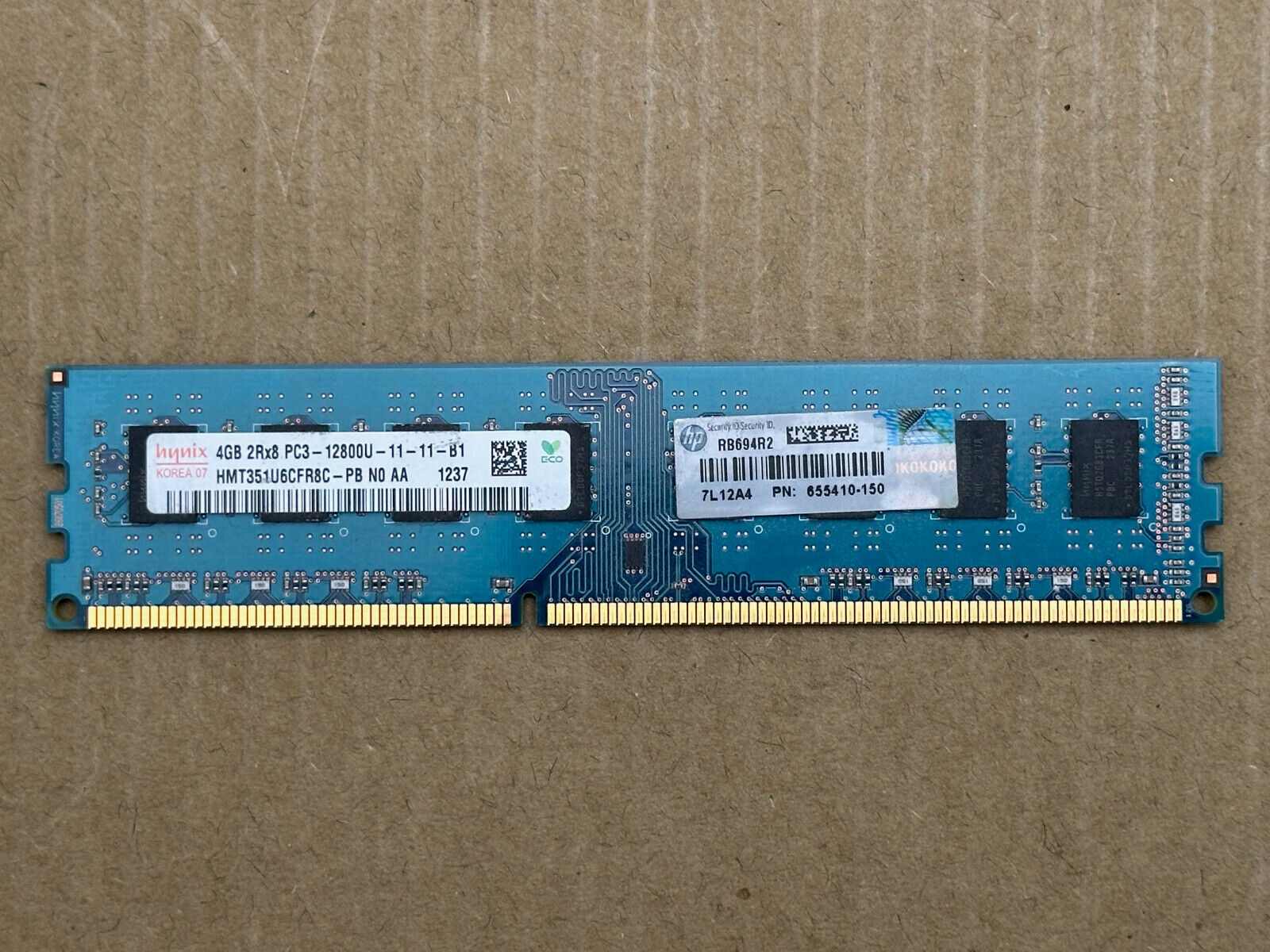 Hynix 4GB RAM HMT351U6CFR8C-PB PC3-12800U DDR3 Memory