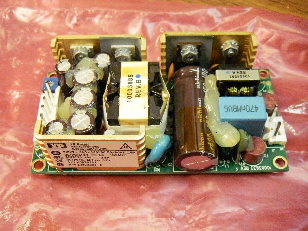 XP Power ECM60UT33 Switching Power Supply