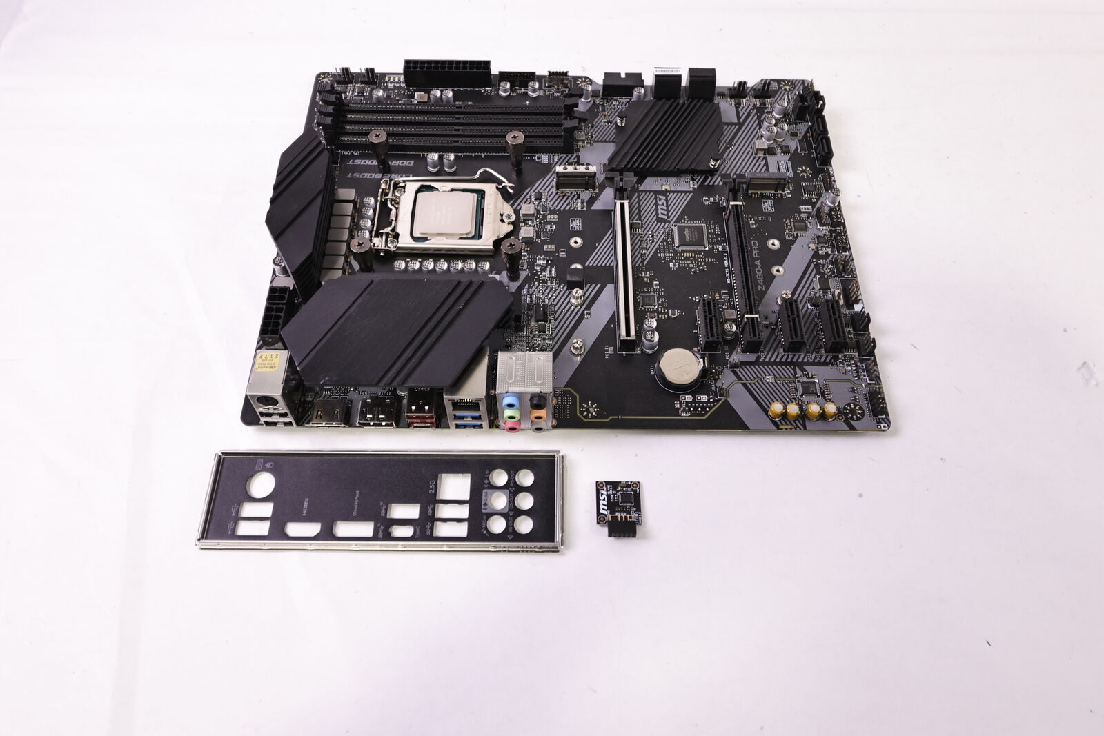 MSI Z490-A PRO PROSERIES ATX MOTHERBOARD WITH INTEL CORE I9-10850K PROCESSOR