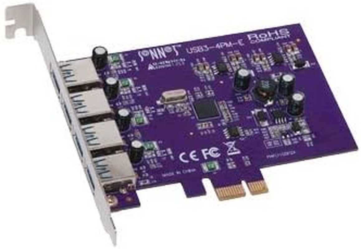 Allegro Type a USB 3.2 | 3.0 Pcie 4-Port Pcie Card (Mac and Windows Compatible)