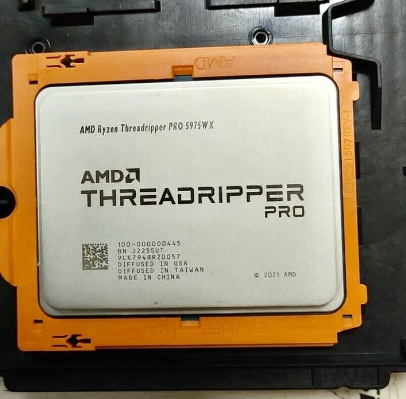 AMD Ryzen Threadripper PRO 5975WX CPU 32Cores 64Threads Processors 280W Desktop