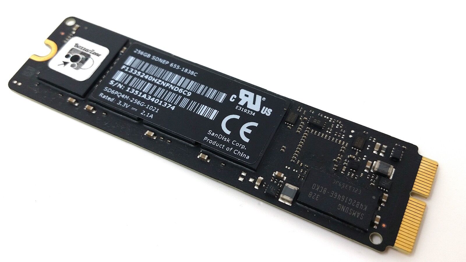Apple MacBook 256GB SSD Pcie A1466, A1502, A1398, A1465, 2013, 2014, 2015  OEM