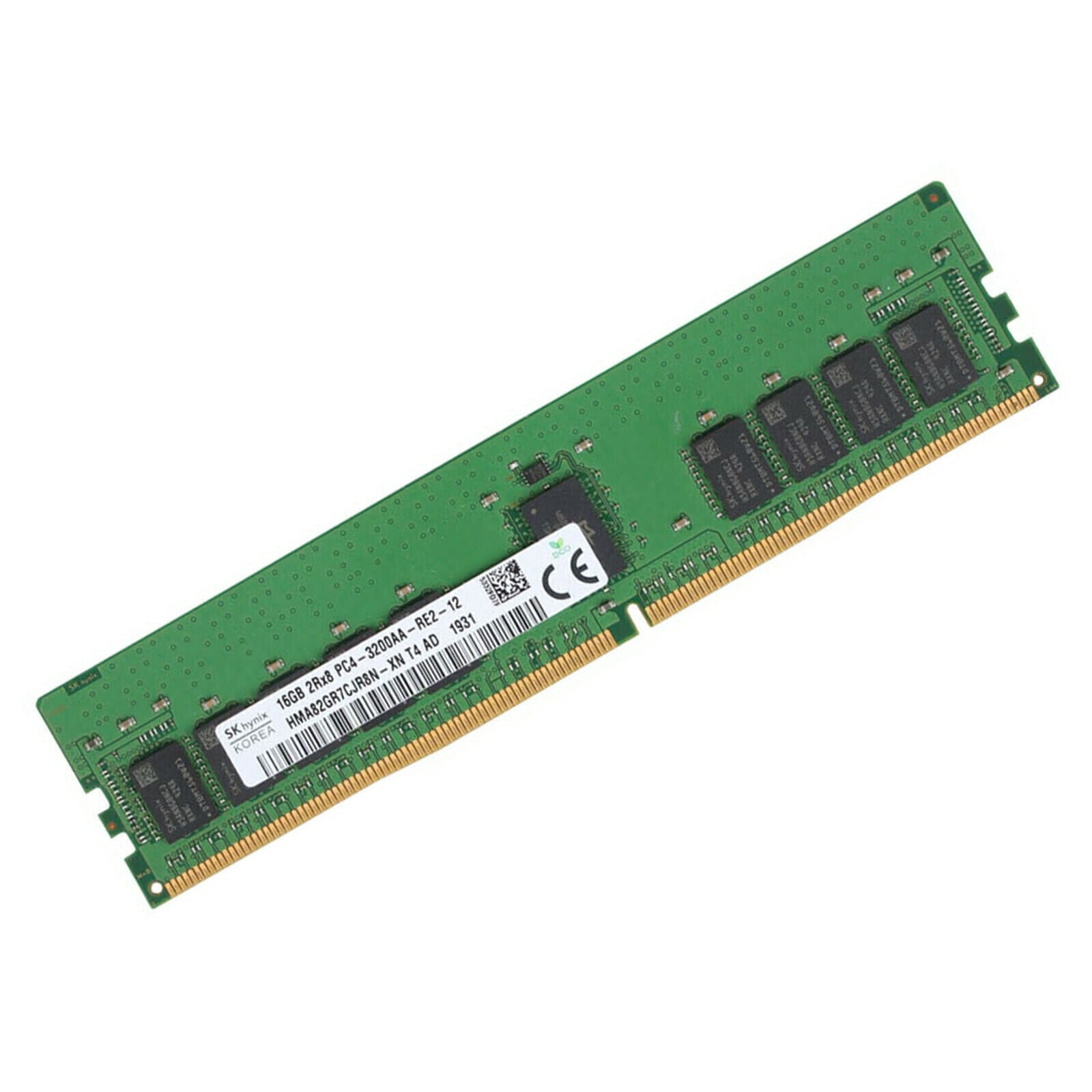 SK Hynix 16GB 3200MHz DDR4 ECC DIMM RAM PC4-25600 2RX8 1.2V Server Memory