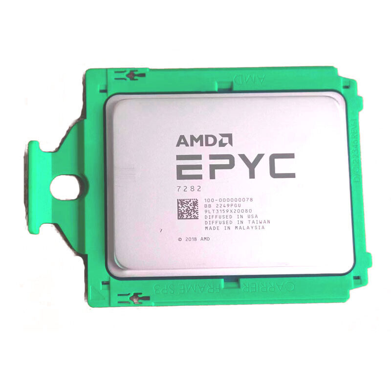 AMD EPYC 7282 CPU Processor 16 Cores 32 Threads 2.8GHZ up to 3.2GHZ 120W no lock