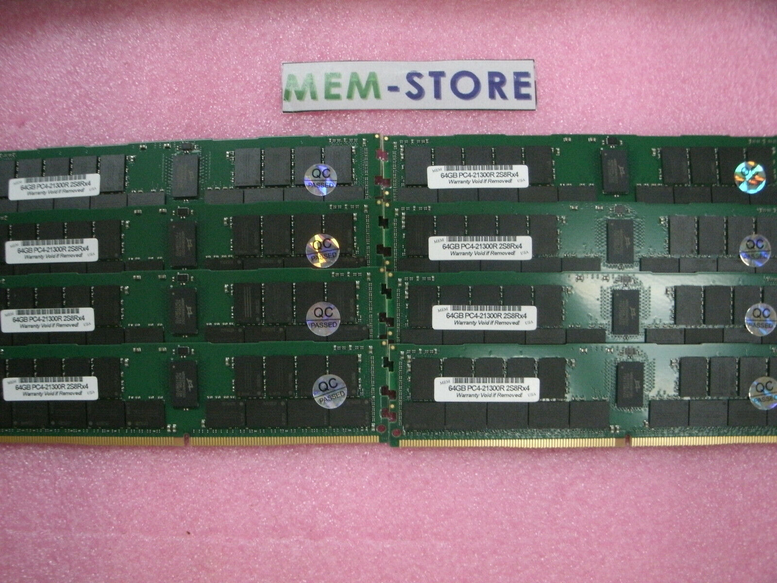 768GB 12x64GB DDR4-2666Mhz RDIMM Memory 3DS (TSV) for SuperMicro servers 