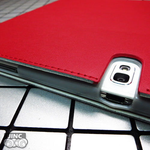 Genuine Leather Book Case Cover for Samsung SM-T550XXU1AOD3 Galaxy Tab A 9.7