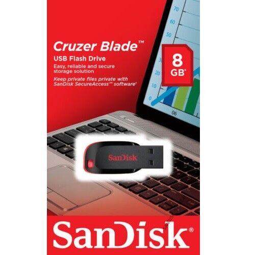 SanDisk Cruzer Blade 8GB 16GB 32GB 64GB USB 2.0 SDCZ50 SD CZ50 Flash Pen Drive