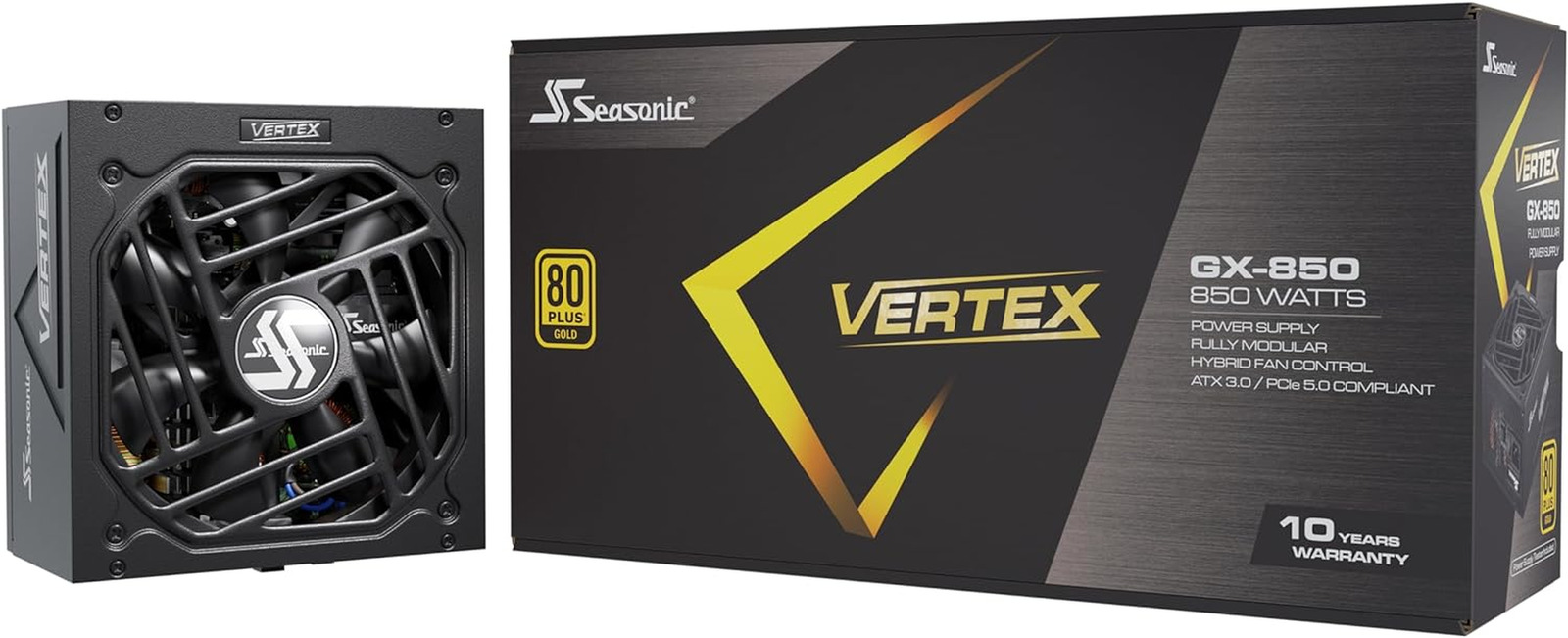 Vertex GX-850 | 850W | 80+ Gold | ATX 3.0 & Pcie 5.0 Ready | Full-Modular | ATX 