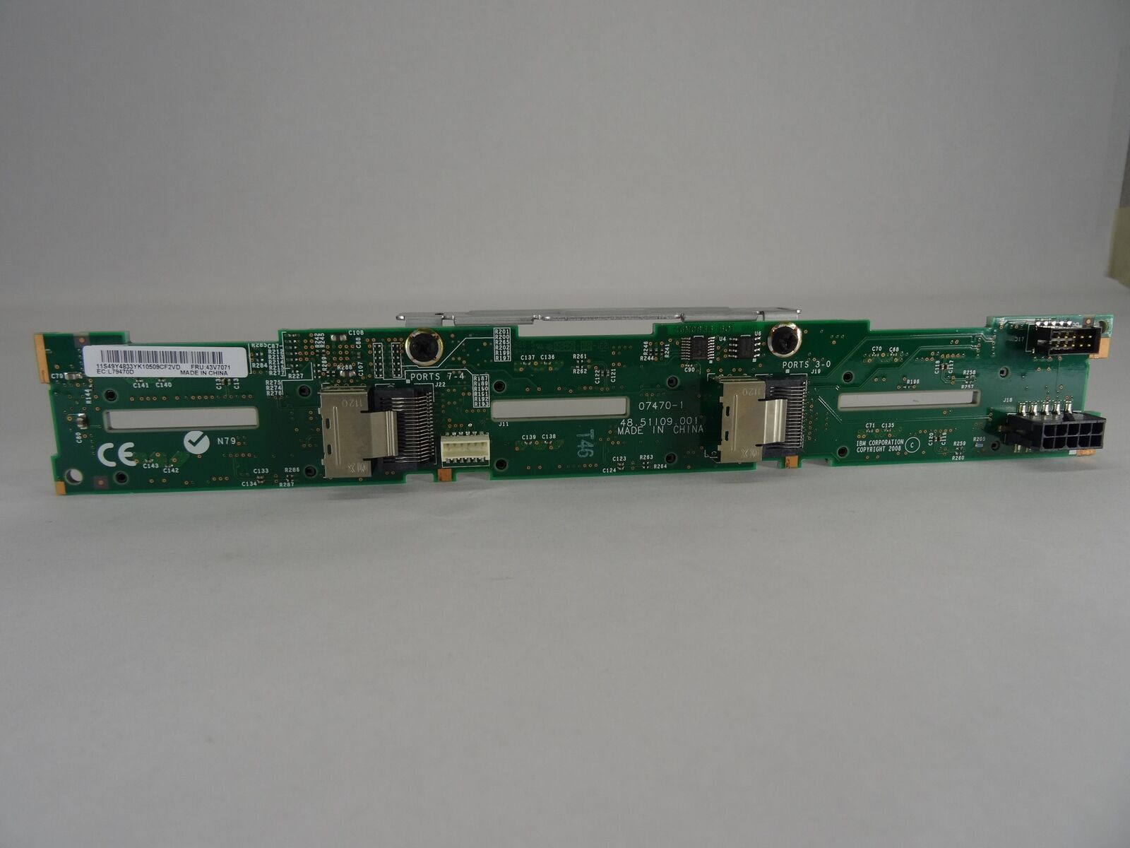 IBM 43V7071 X-SERIES X3550 M2 SAS HDD BACKPLANE