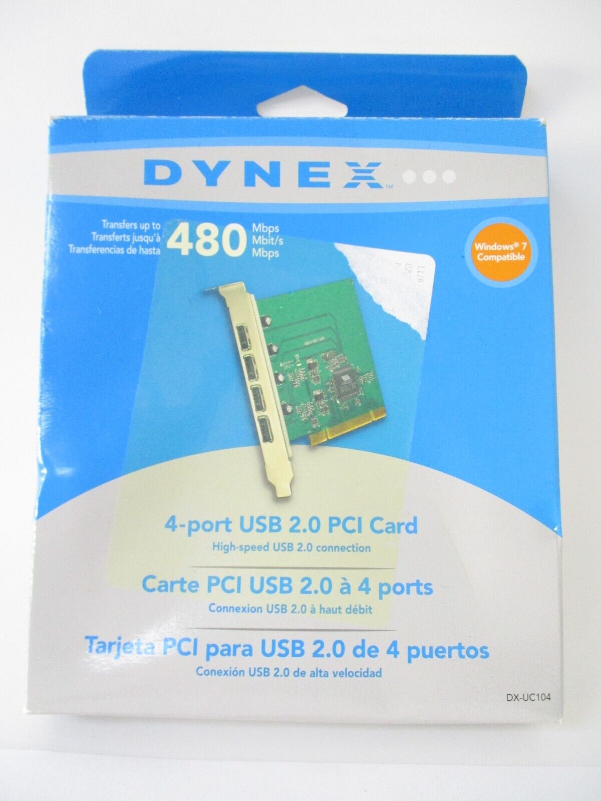 Dynex DX-UC104 4-Port USB 2.0 PCI Desktop Card