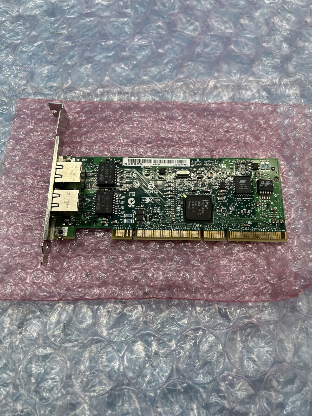 HP NC7170 Dual Port PCI-X 10 100 1000 Gigabit Adapter Card NIC RJ45 Full Height