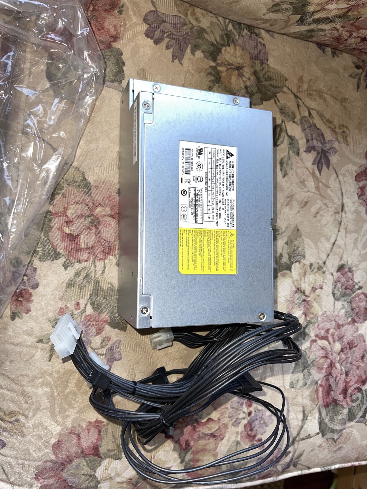 HP POWER SUPPLY 750W 90% EFFICIENCY FOR HP Z4 G4 WORKSTATION DPS-750AB-36-HP