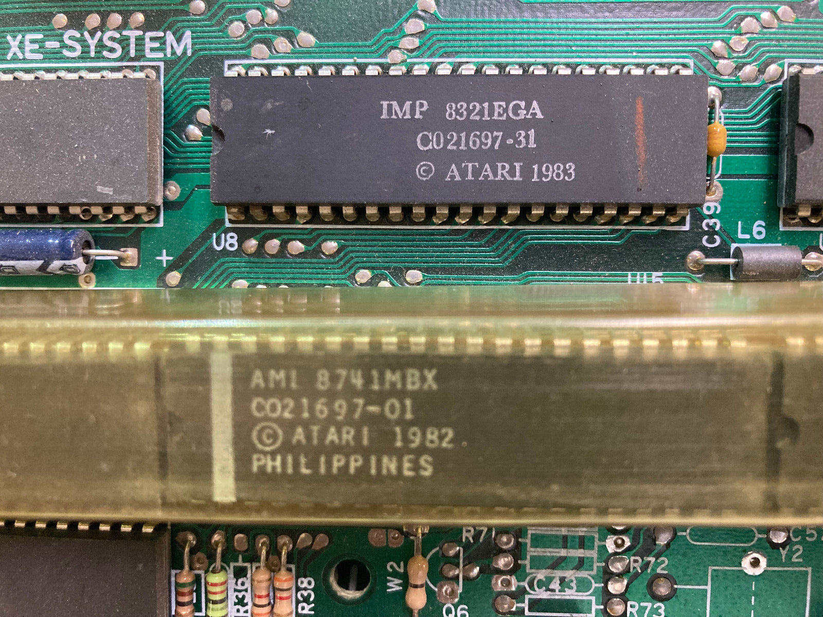 Atari XL/XE ANTIC C021697/CO21697 (IC) Removed/Pulled from Working Computer.