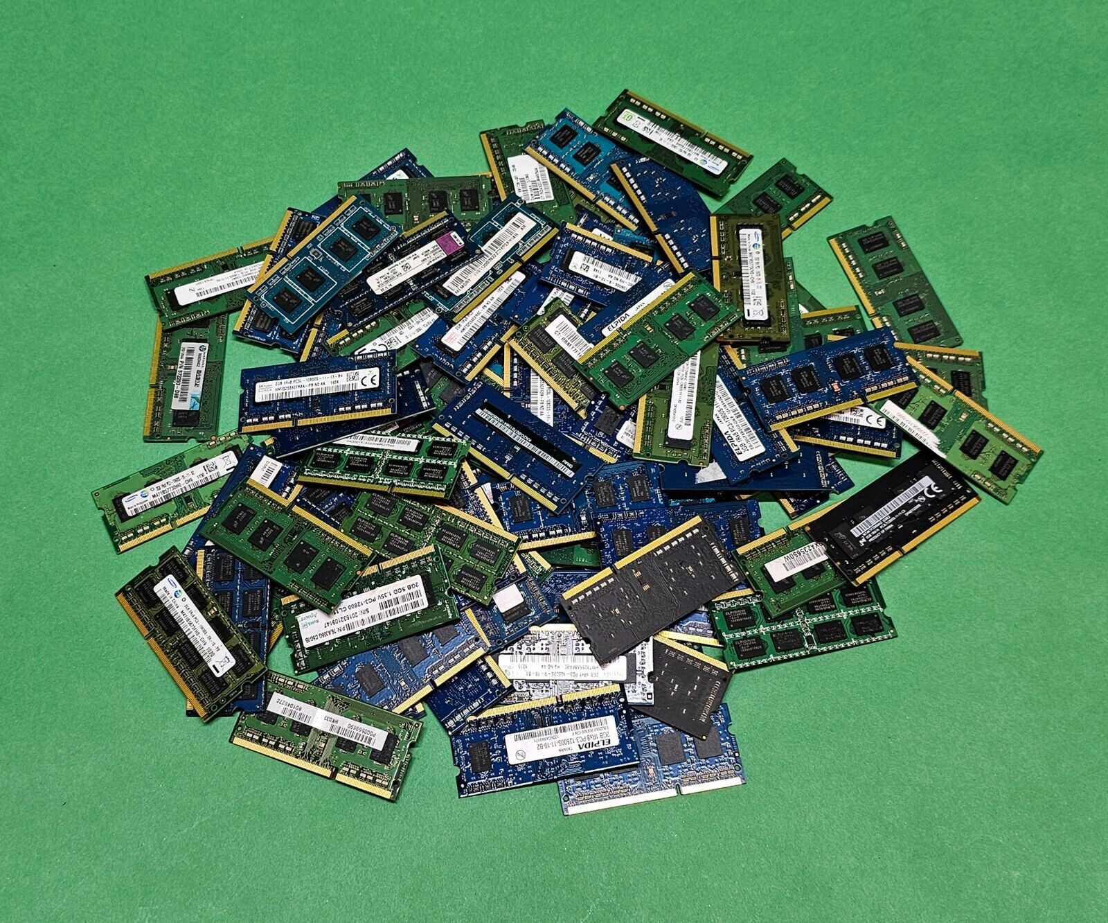Mixed Lot of 85 PC 2GB DDR3 Laptop RAM Memory Modules