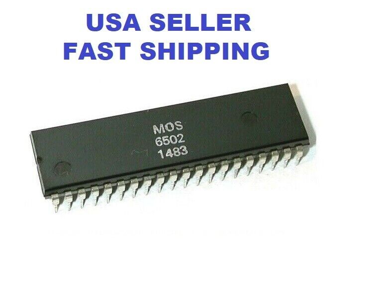 1PCS MOS6502  Microprocessor Chip IC MOS DIP-40 cpu \