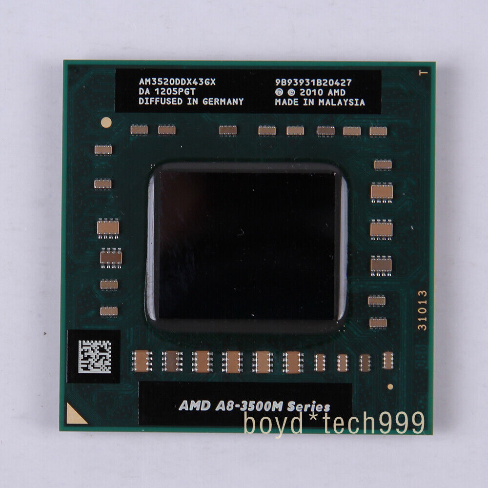AMD A8-Series A8-3520M Processor 1.6GHz/2500 (AM3520DDX43GX) Socket FS1 CPU