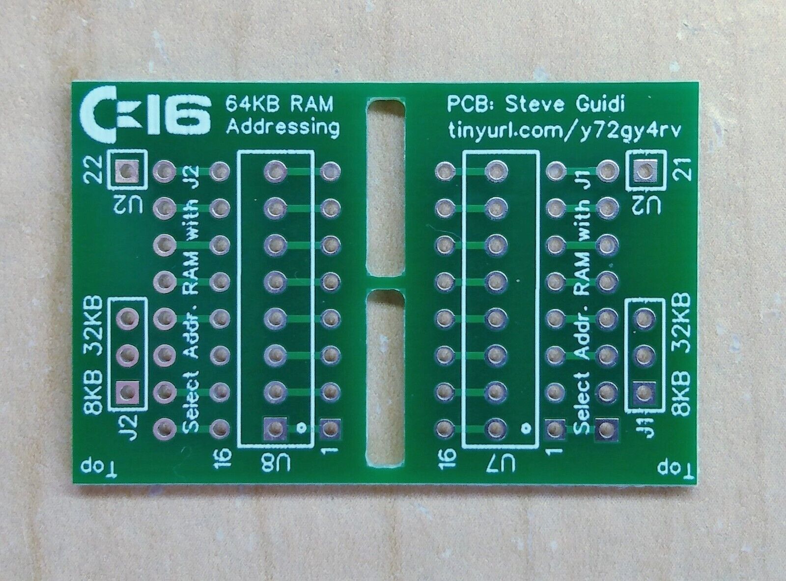 Commodore 16 116 64KB RAM Memory Addressing Module/Kit [C16 C116] Nonintrusive