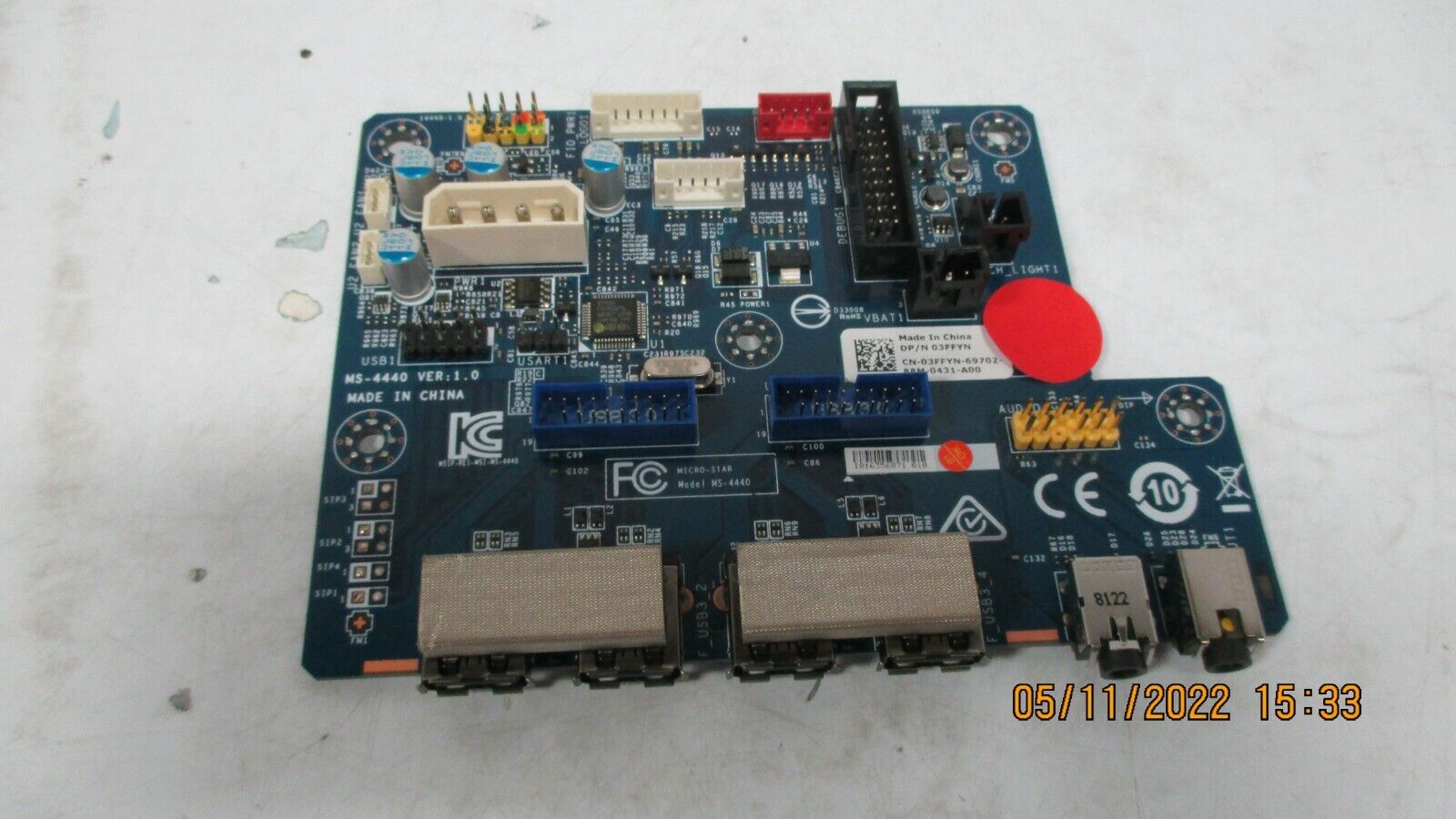 03FFYN 3FFYN FOR Dell Area 51 R2 Audio Small Board Power Supply USB 3.0