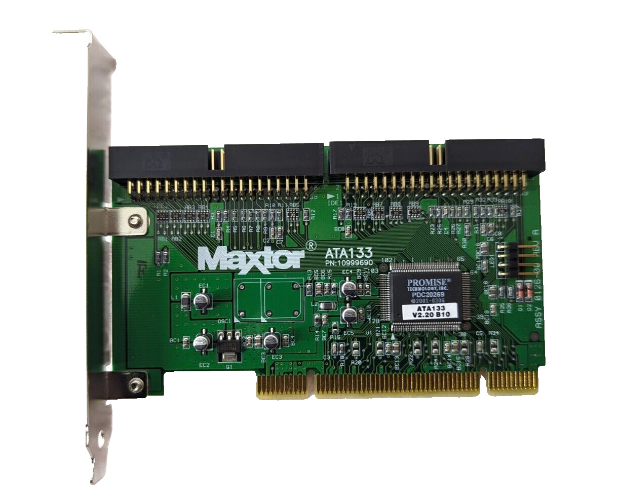 MAXTOR ATA133  2-Port PCI RAID Controller Card 10999690
