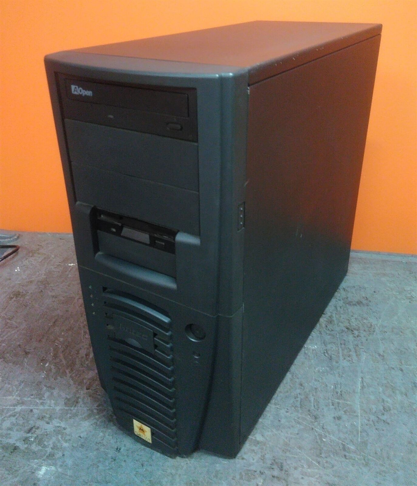 Vintage Antec Design Pentium 4 Era Black Mid Tower Gaming PC Case w/ 350W PSU