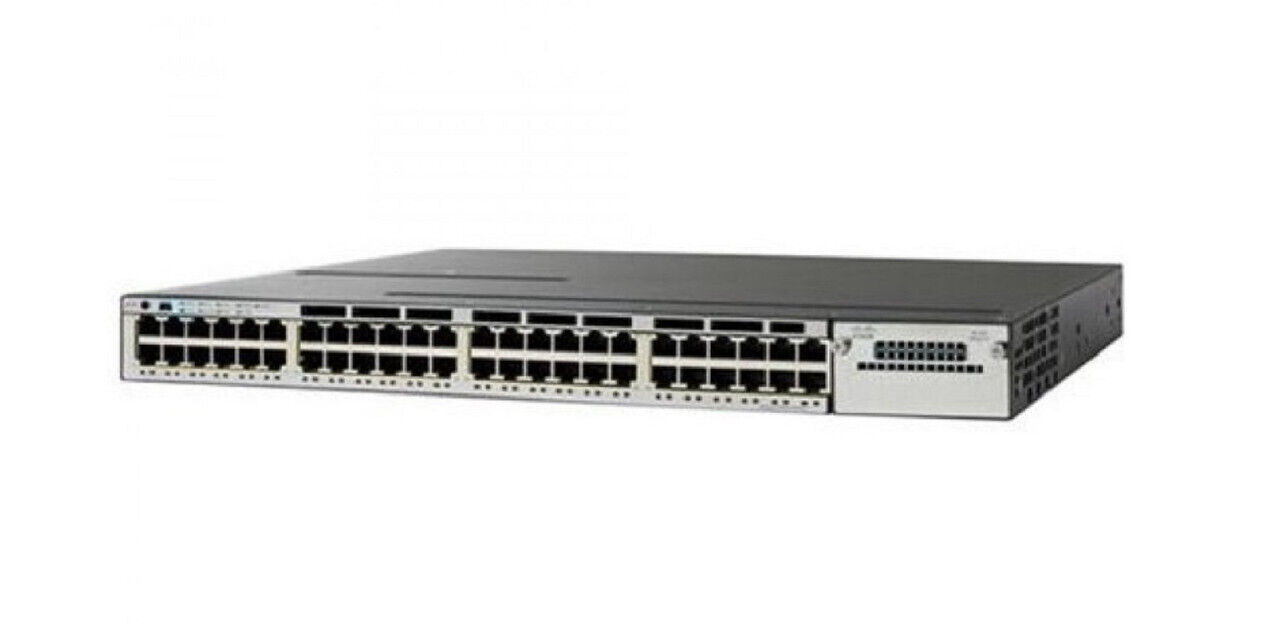 Cisco WS-C3850-48F-S Catalyst Layer 3 Gigabit Ethernet Switch 1 Year Warranty