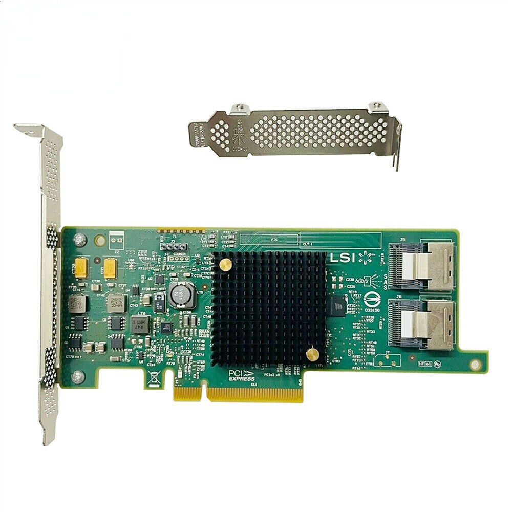 LSI 9207-8i SATA/SAS 6Gb/s PCI-E 3.0 FW:P20 IT Mode for ZFS FreeNAS unRAID US