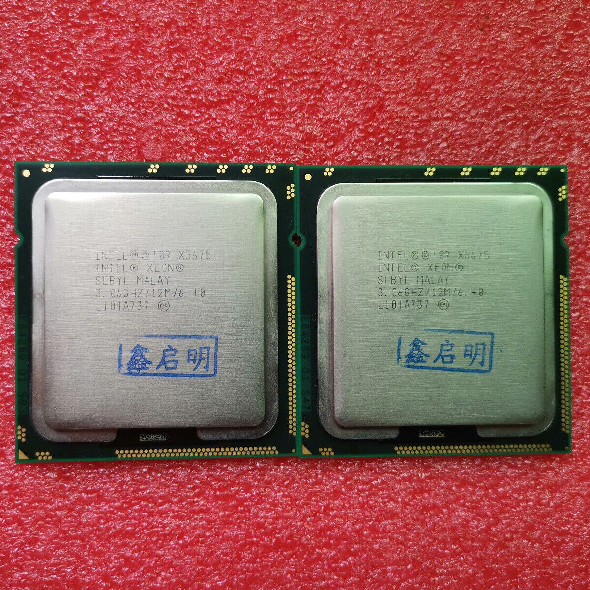 Matching pair Xeon X5650 X5660 X5670 X5675 X5680 X5690 LGA1366 CPU Processor