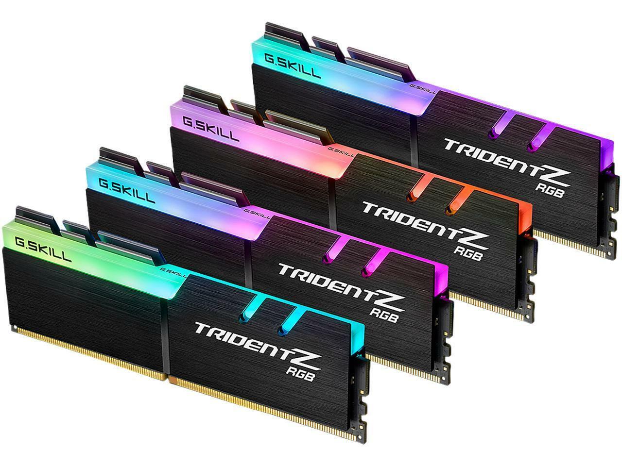 G.SKILL TridentZ RGB Series 128GB (4 x 32GB) 288-Pin PC RAM DDR4 3600 (PC4 28800