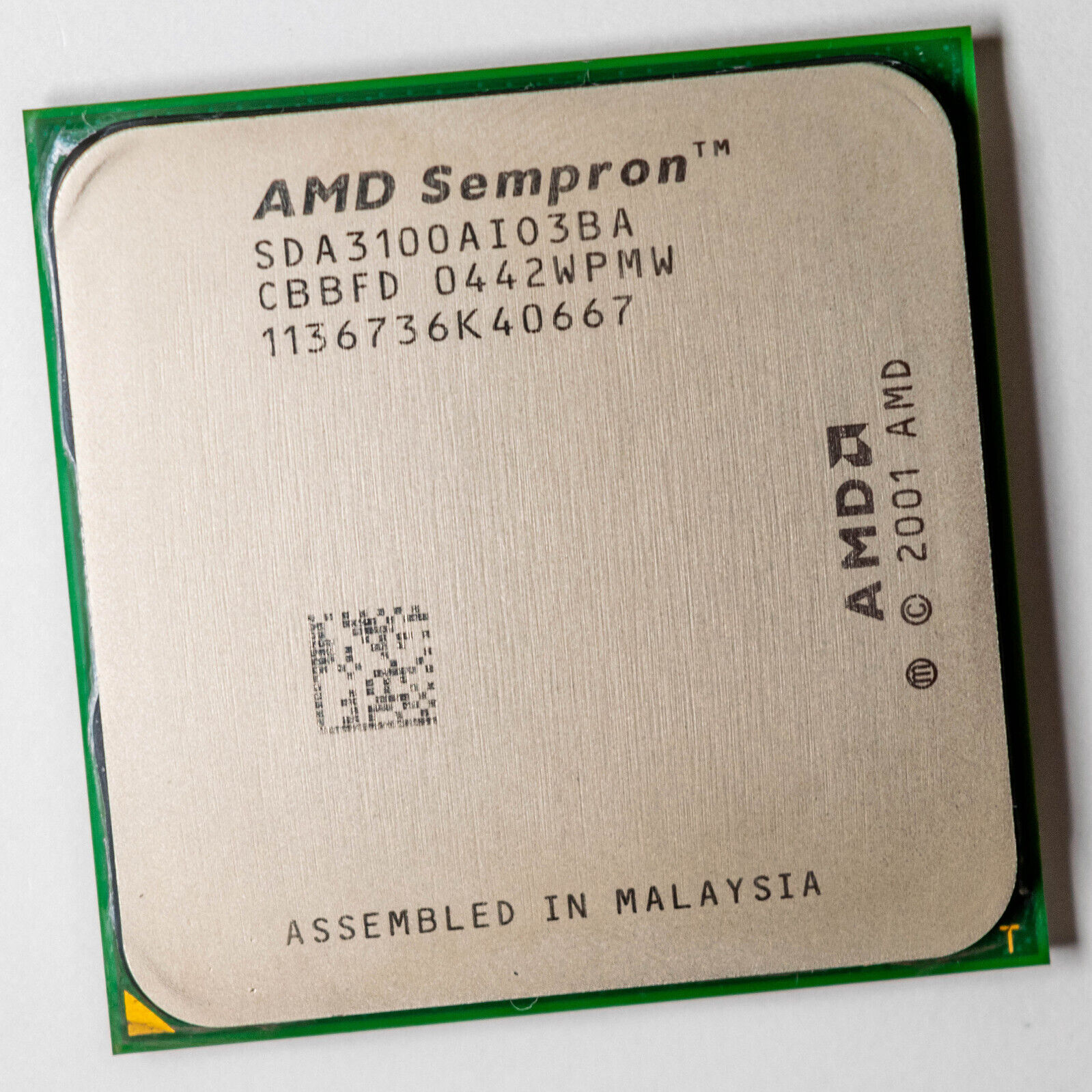 AMD Sempron 3100+ Socket 754 1.8GHz Processor 90nm Palermo 59W SDA3100AIO3BA