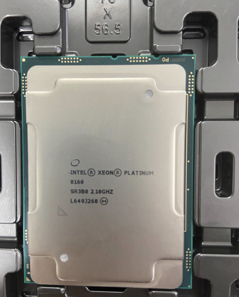 Original Intel Xeon Platinum 8160 CPU 33M Cache 2.10GHz 24-cores 150W LGA3647