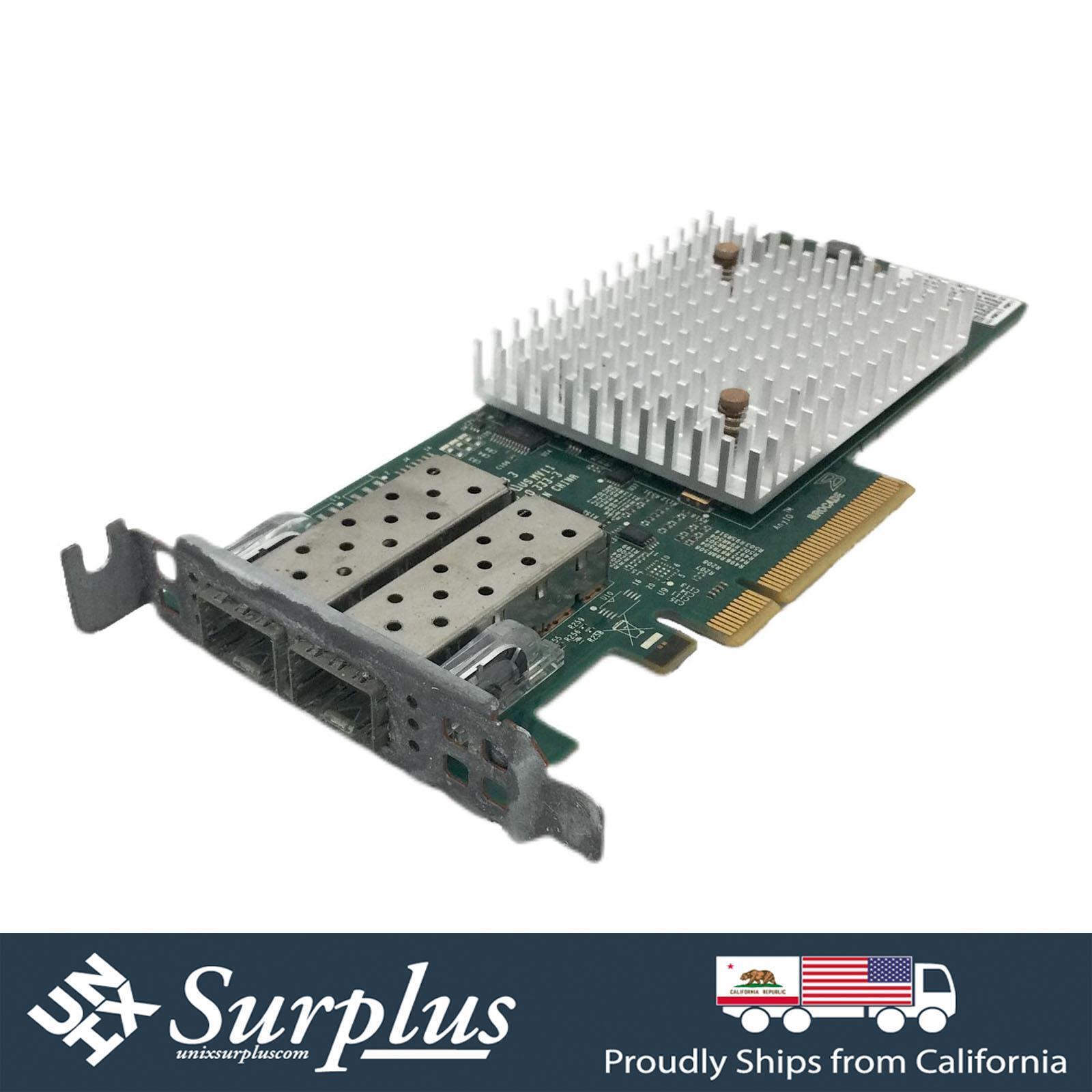 Brocade BR-1860 Dual Port FC 16GB NIC PCIe x8 HBA Network Adapter Low Profile