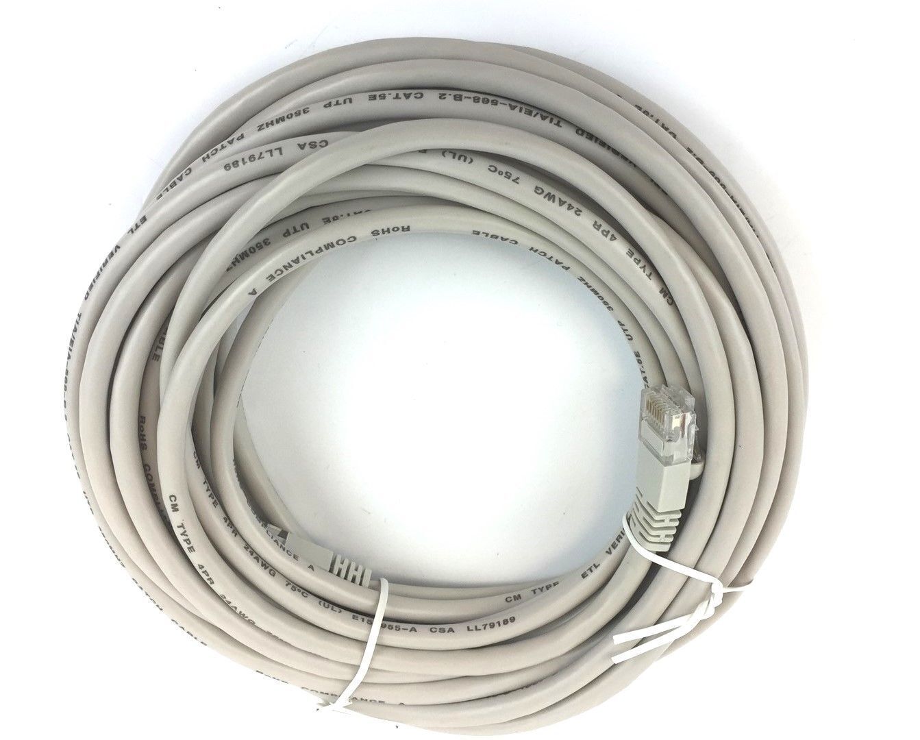 Apple Standard Patch Cable 25ft CAT5E UTP 4P/24AWG KU-5ECA25F-GY