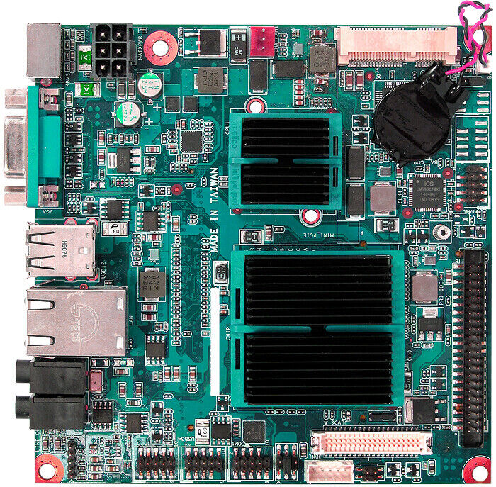 Intel Atom 1.6GHz Fanless DSUB IDE CF Mini PCIe Gigabit LAN Nano ITX Motherboard