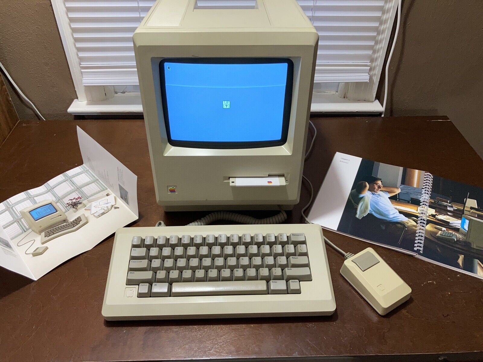 1984 APPLE MACINTOSH 128K M0001 FIRST MAC COMPLETE WORKING SYSTEM LOW SERIAL