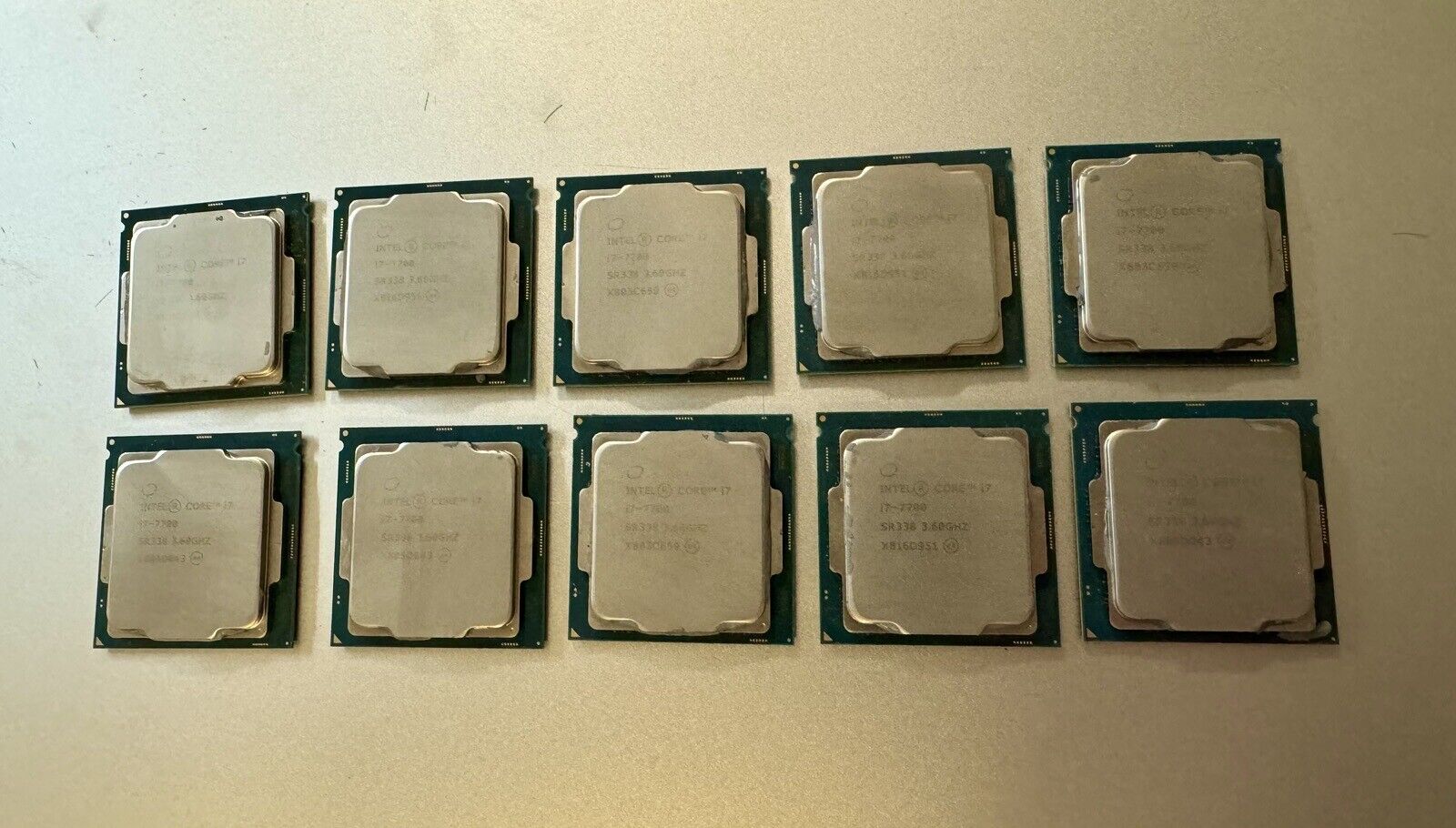 Lot Of 10 Intel Core i7-7700 SR338 3.60GHz Quad Core LGA1151 8MB Processor CPU