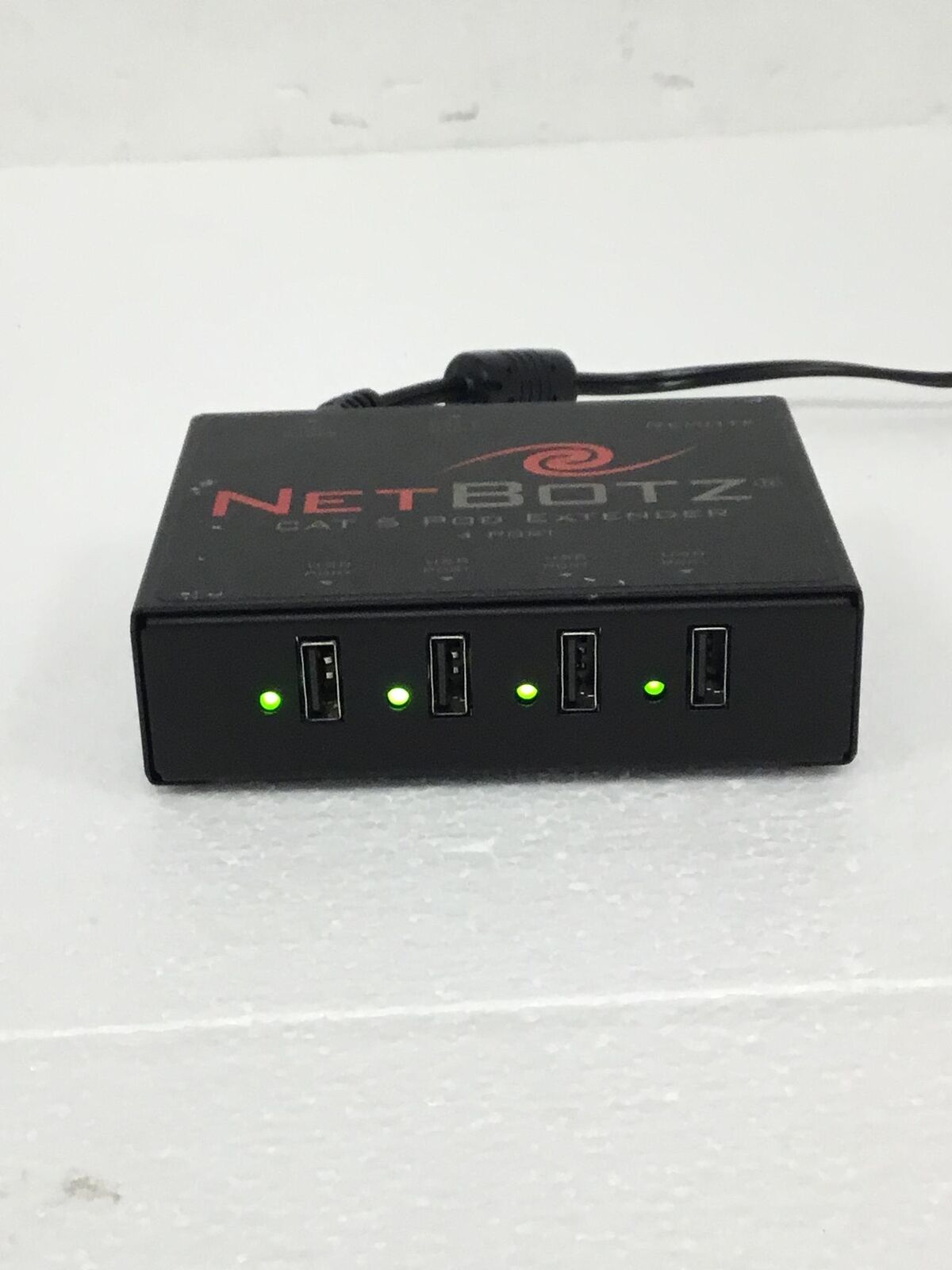 Netbotz Quad-Port Cat 5 Pod Extender P/N: 10-00009 , No AC Adapter, WORKING