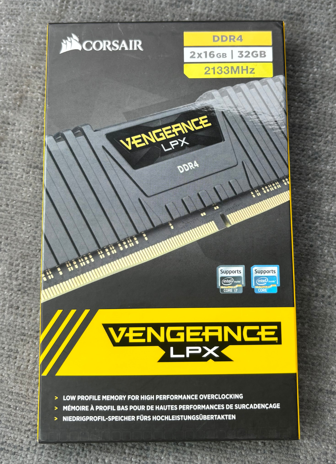 CORSAIR - VENGEANCE LPX  32GB (2PK X 16GB) 2133MHz DDR4 PC RAM