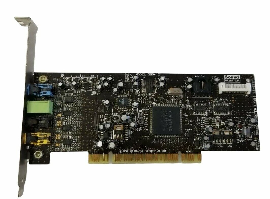 Excellent Creative Sound Blaster Live SB0410 24-Bit PCI Sound Card 