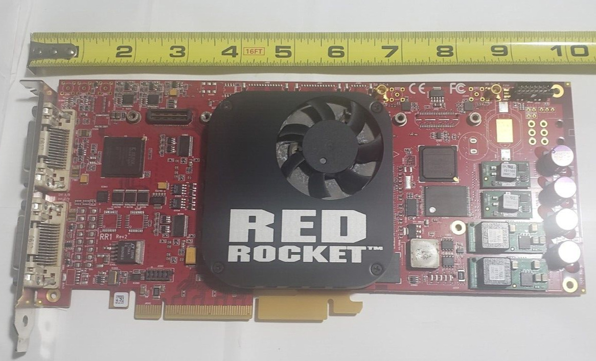 Red Rocket RR1 rev 2 Digital Video Accelerator 8.17.29.2 E207844 STM-5 PCIe Card