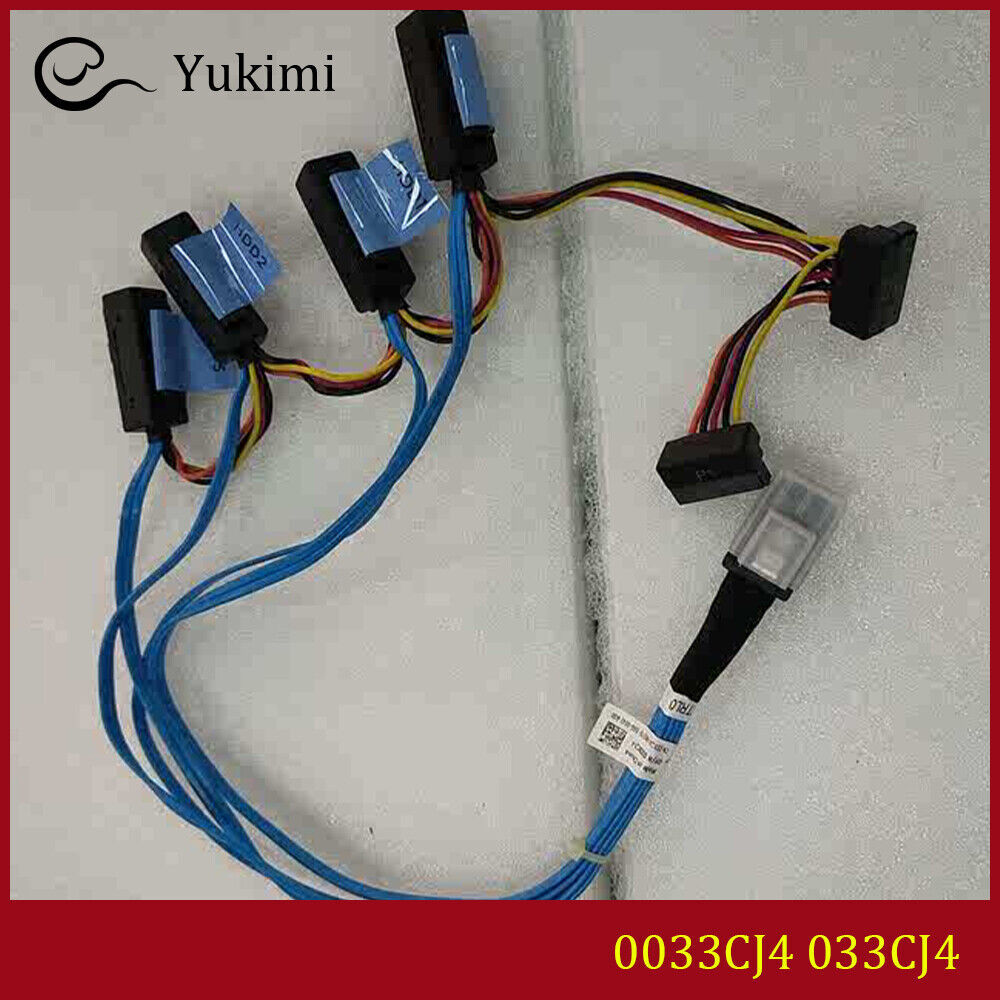 0033CJ4 FOR DELL PowerEdge T100 T110 033CJ4 4-Port SAS Cable