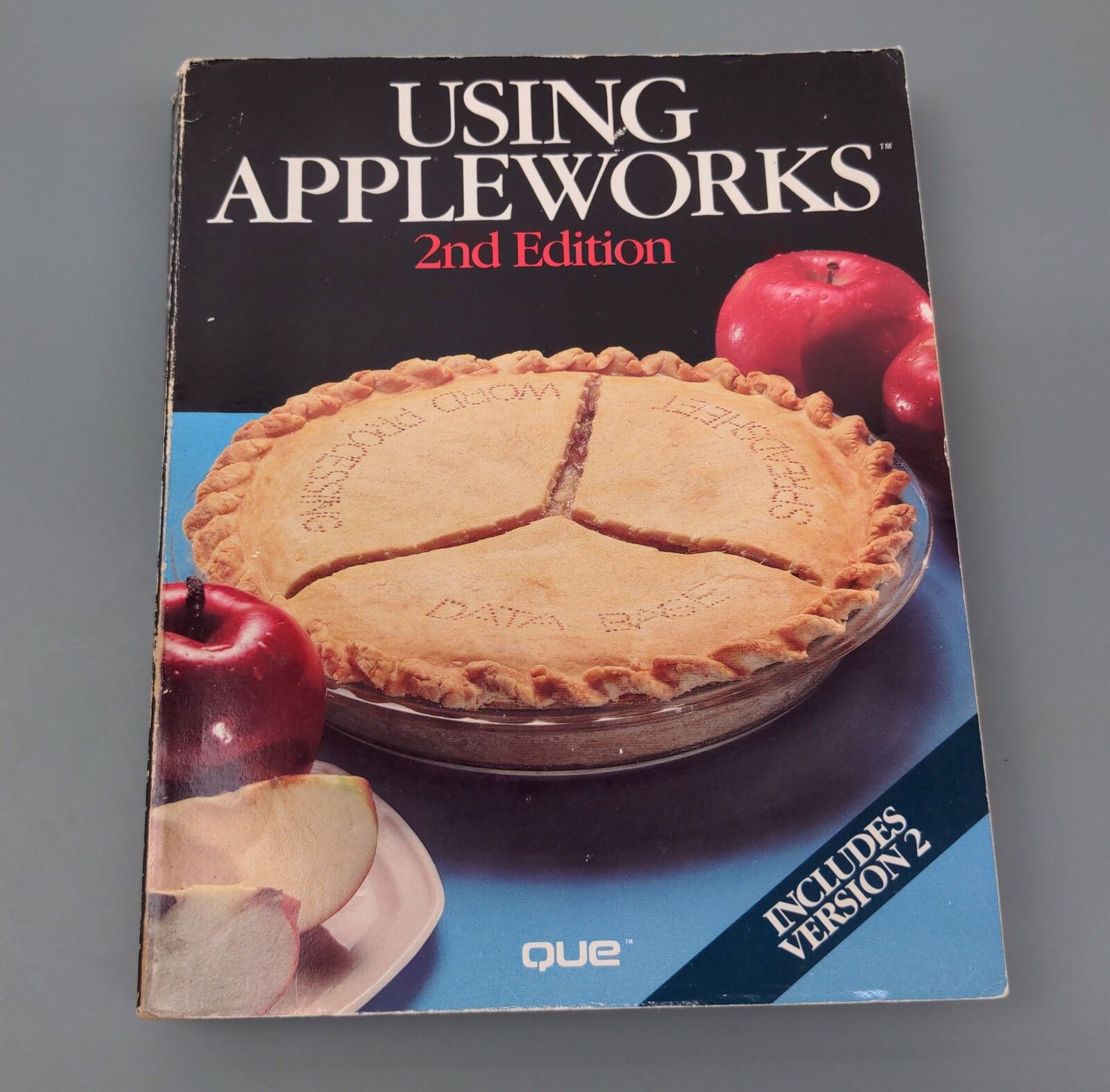 Apple Book ~ Using Appleworks 2nd Second Edition ~ Vintage