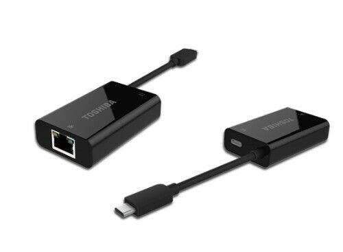 Authentic Toshiba USB-C to Ethernet LAN Adapter with Power Delivery