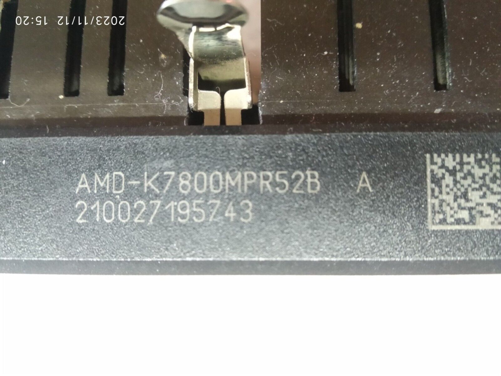 Rare CPU Slot A - AMD Athlon 800MHz AMD-K7800MPR52B, with Heatsink - Tested-OK