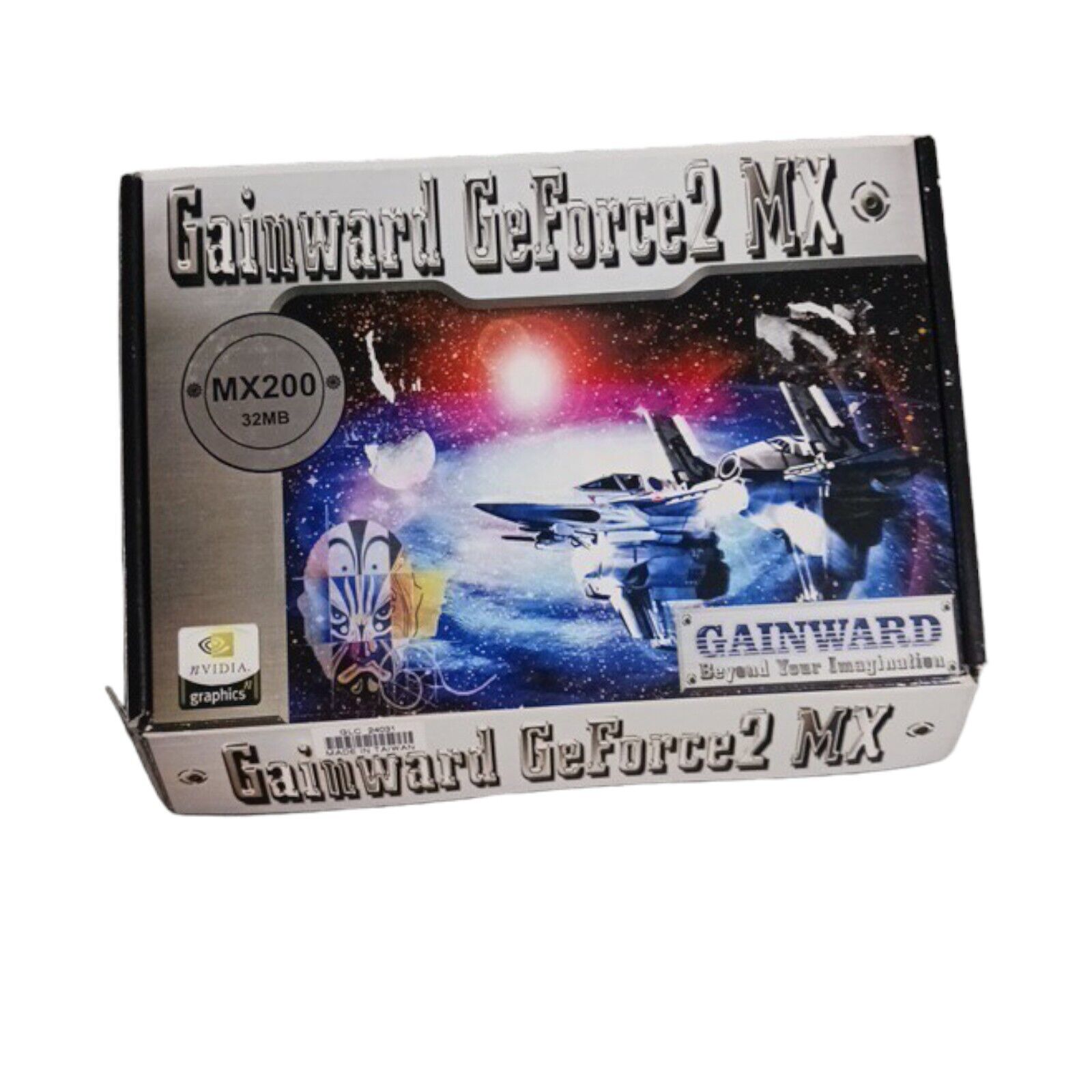 Retro/Vintage NVIDIA Gainward GeForce2 MX200 32-bit AGP card New open box