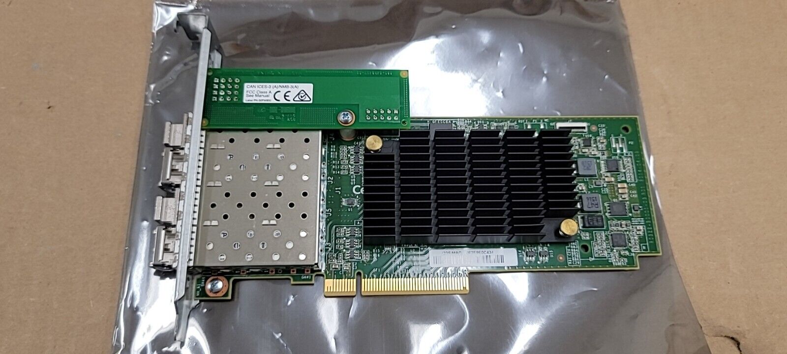 IBM Quad Port HBA PCI-E 16GbE Card P/N R0822-G0001-03 FRU 00MJ429 00RY004 w/2SFP