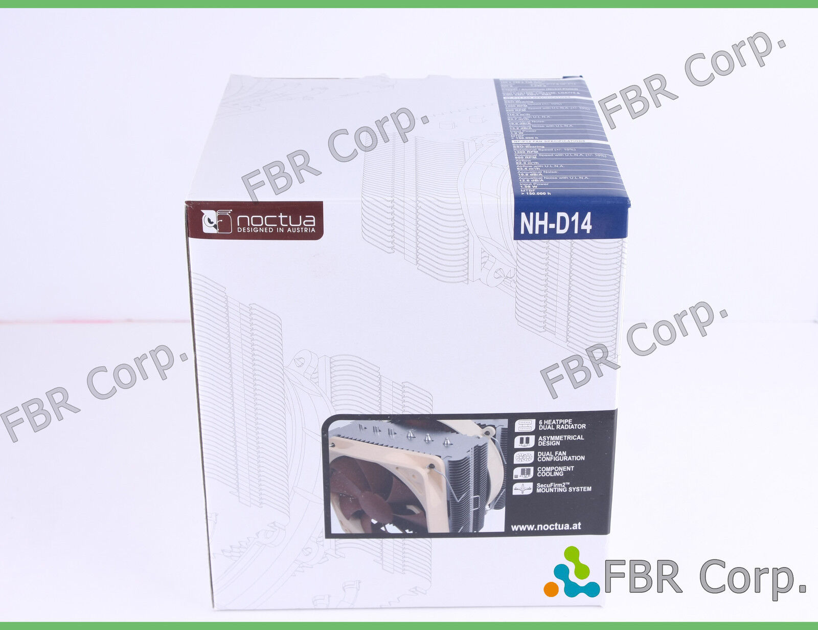 New Noctua NH-D14 120mm 140mm CPU Processor 6 Heatpipe Dual Radiator Fan Cooler