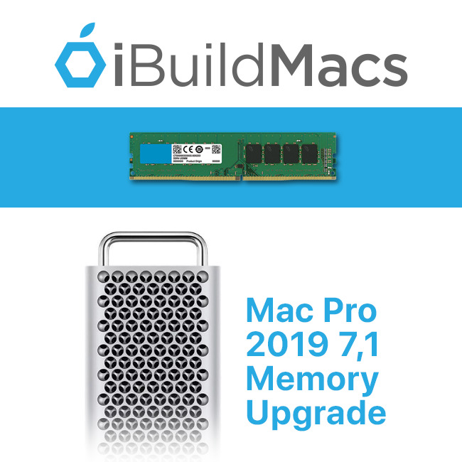 768GB (6x 128GB) 2933MHz DDR4 ECC Memory for Apple Mac Pro Tower 7,1 2019