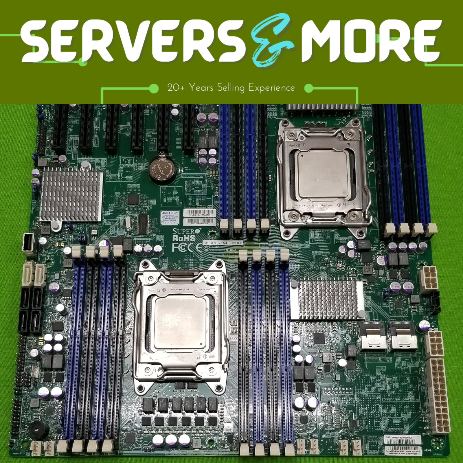 Supermicro X9DRD-7LN4F Dual LGA-2011 E-ATX Server Motherboard w/LSI SAS JBOD