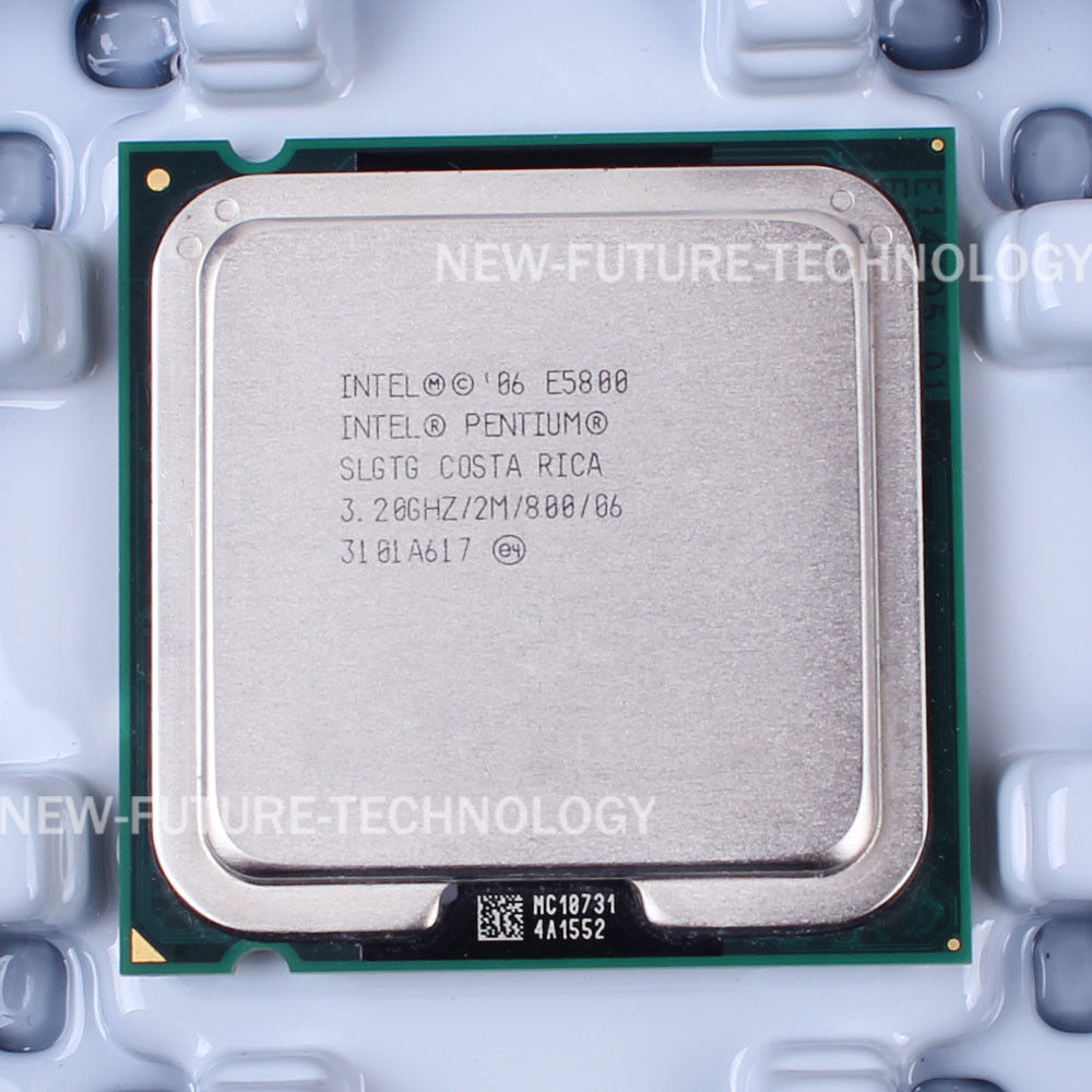 Intel Pentium Dual-Core E5800 SLGTG CPU 800/3.2 GHz LGA 775 100% Work